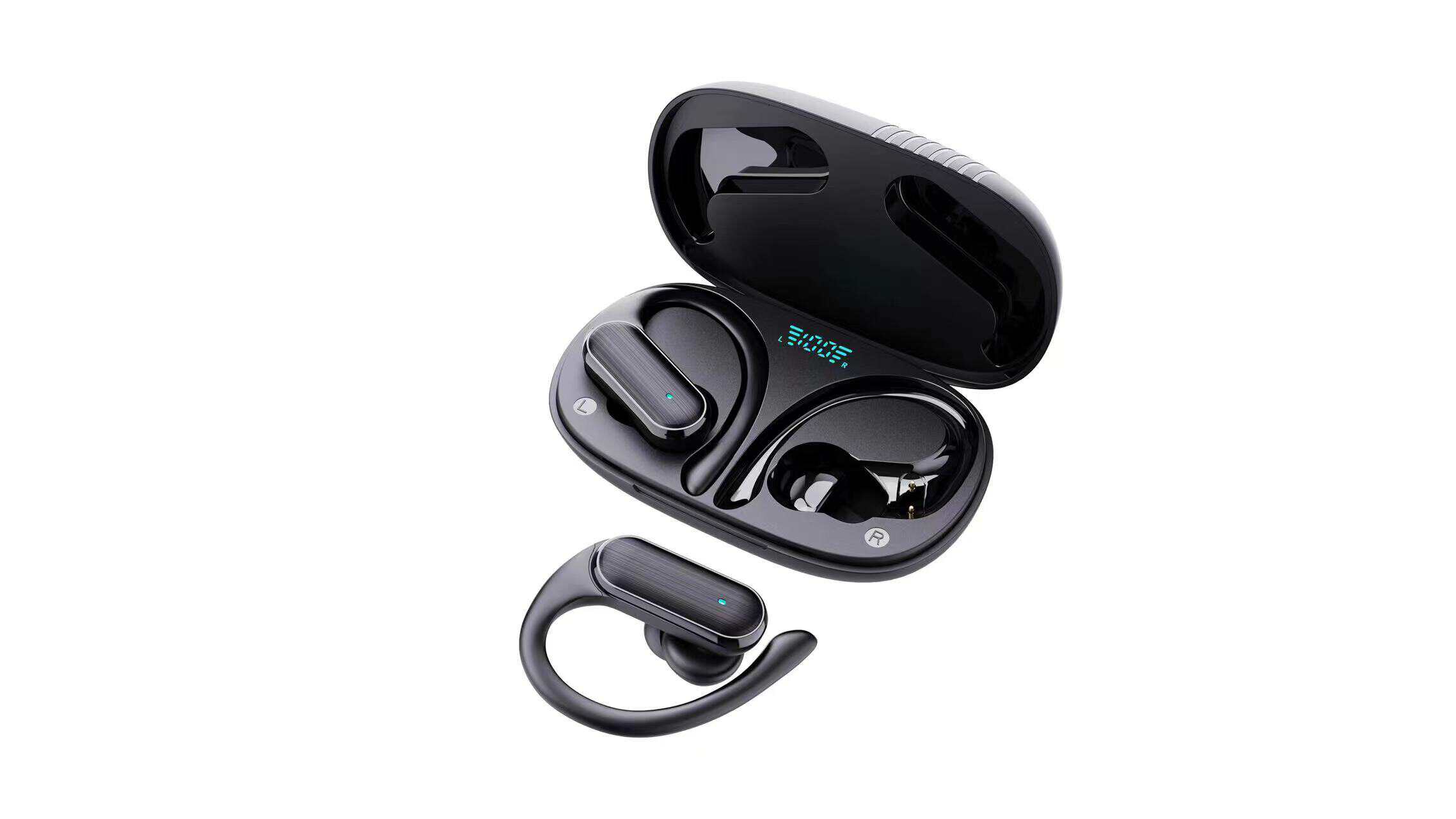 SS-514 On-Ear Bluetooth TWS Headphones Sport Long Range Digital Display Headset
