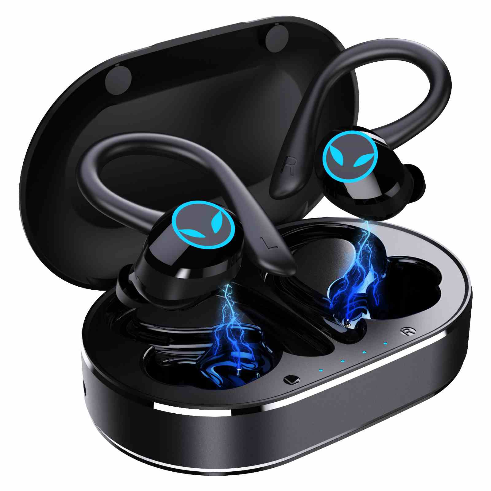 SS-580 Over-ear wireless Headphones Hanging Earbuds Bone conduction TWS